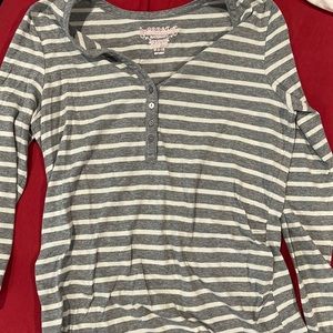 Long sleeve stripped shirt